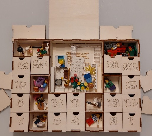 Calendario dell'Avvento in legno - ver. Scatola numerata - Image 11